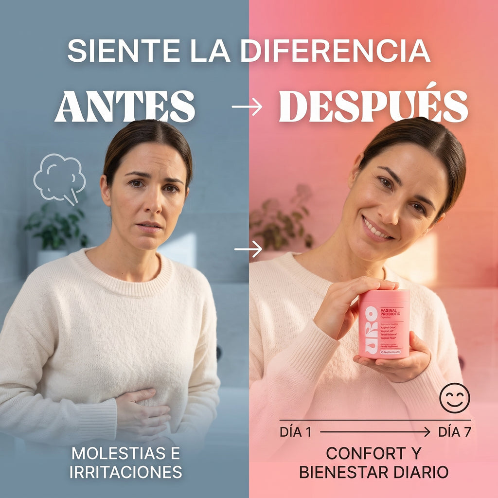 Probióticos vaginales para el cuidado íntimo femenino