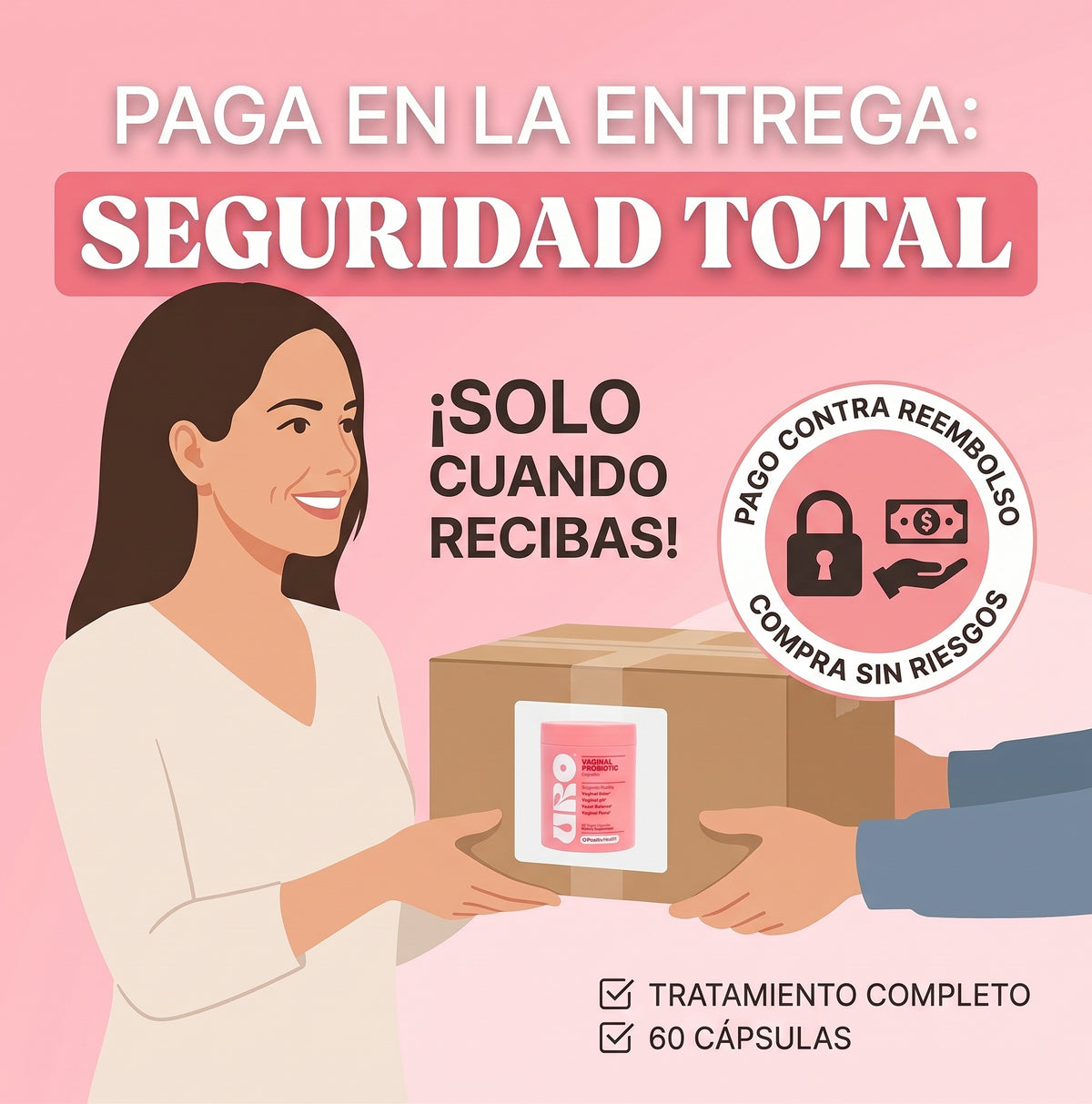 Probióticos vaginales para el cuidado íntimo femenino